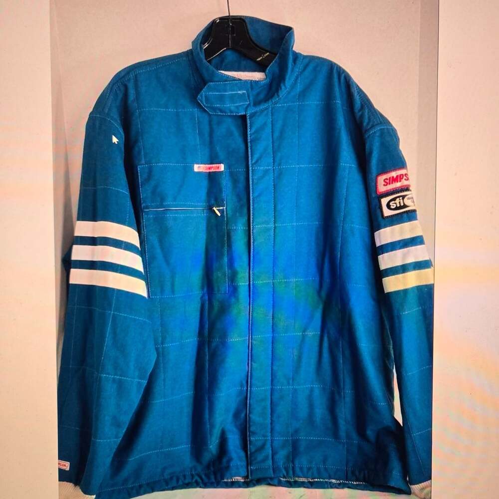 Simpson Standard Driving Jacket Blue Racing